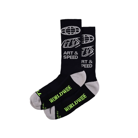 Troy Lee Designs Performance Sock - Worldwide - Black