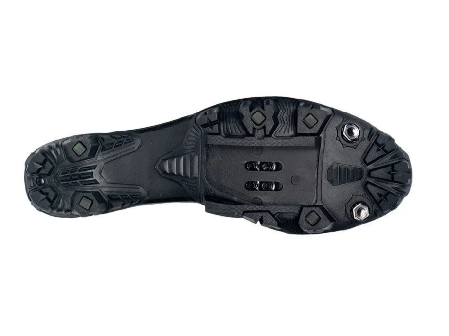 Lake MX177 MTB Shoe - Wide - Black-Black Reflective