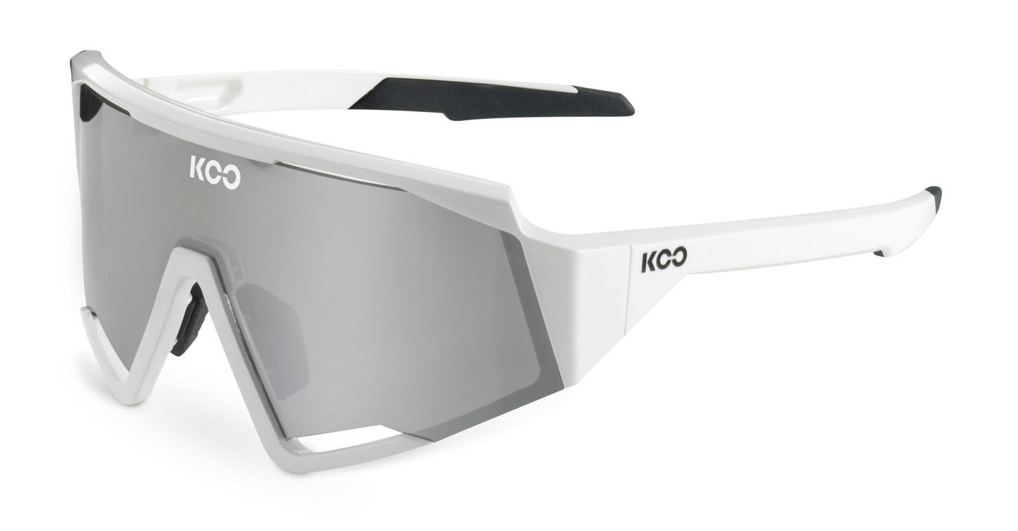 Koo Spectro Performance Sunglasses - White-Silver