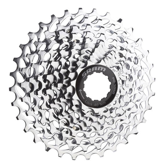 SRAM PG1050 10 Spd MTB Cassette Silver 11-32t