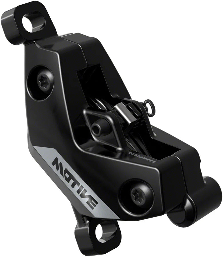 SRAM Motive Silver Disc Brake - Front/Rear - Black Ano