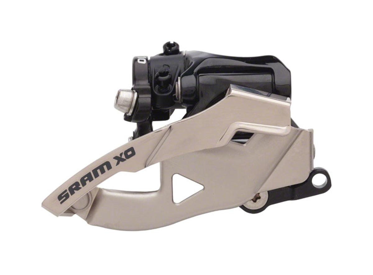 SRAM X0 2x10 Direct Mount Front Derailleur Black - Silver Top Pull - 42t Low Mount - S1