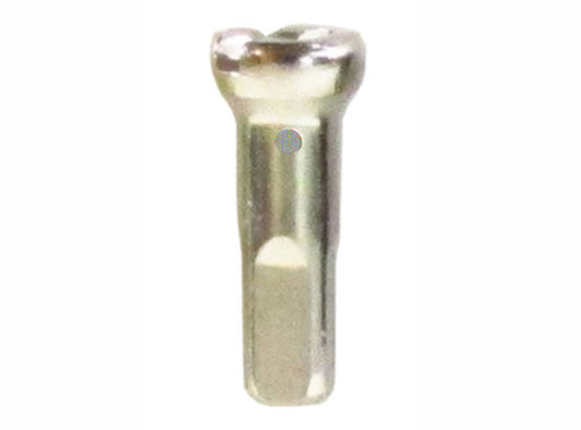 Sapim Brass Polyax 14g Secure Lock Nipple - Silver