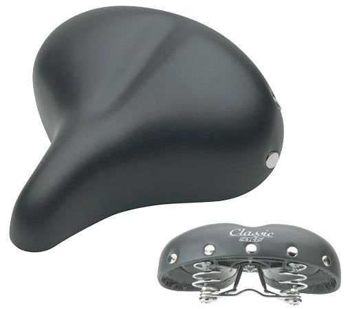 Serfas Classic Cruiser Saddle - Black Black