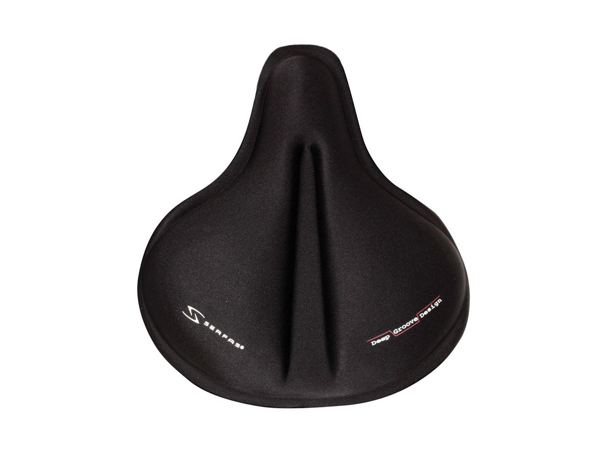 Serfas Cruiser One Piece Saddle Pad - Black Black