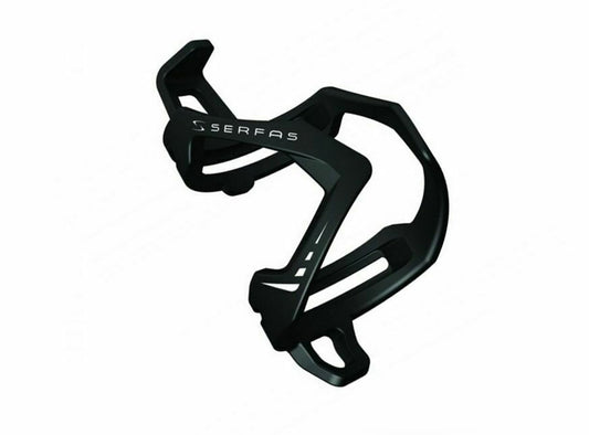 Serfas Switch-Hitter Nylon Water Bottle Cage - Matt Black Matt Black Left/Right/Center