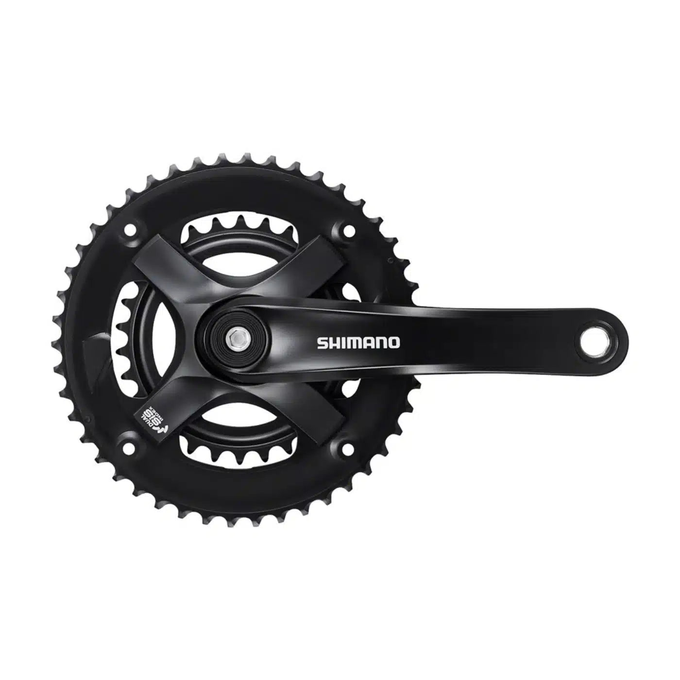 Shimano Tourney TY-501-2 Double 7/8 Spd Crankset - Black