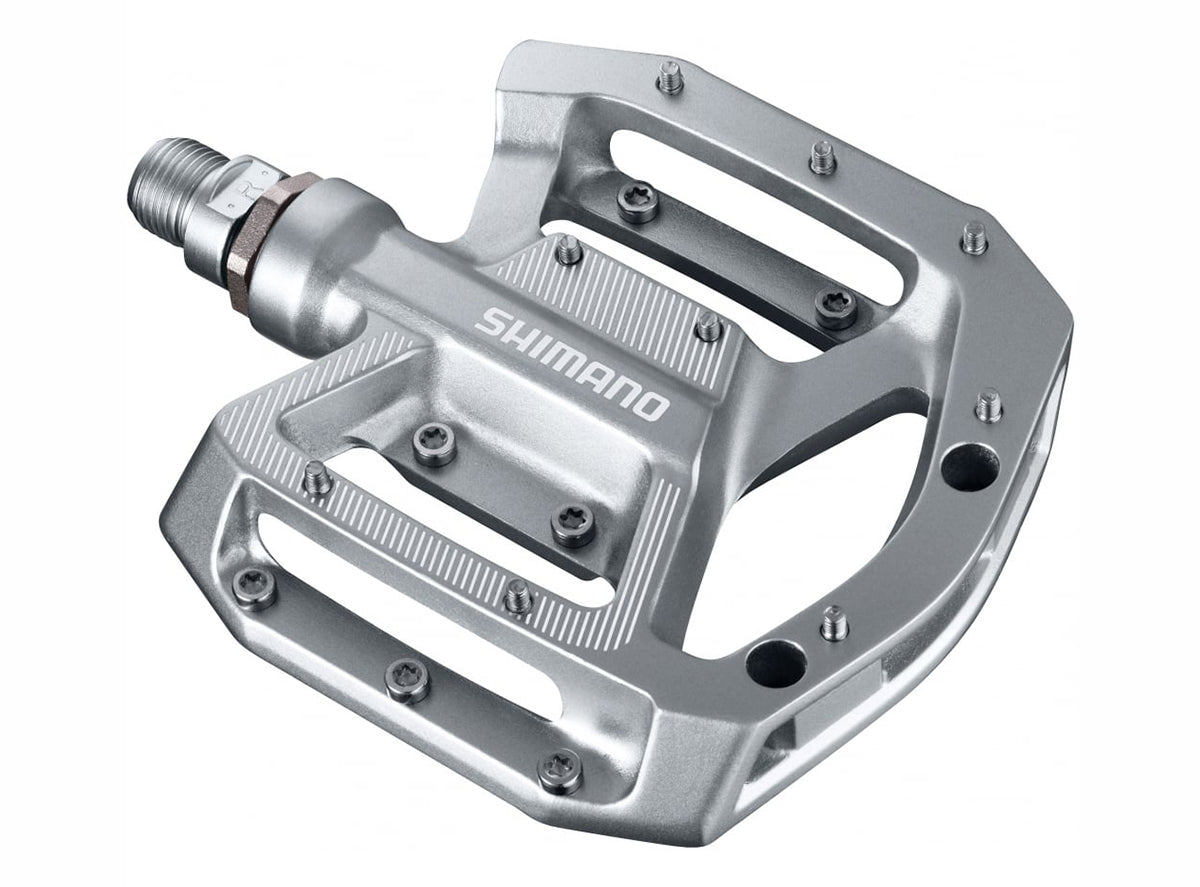 Shimano GR500 Flat Pedals - Silver Silver