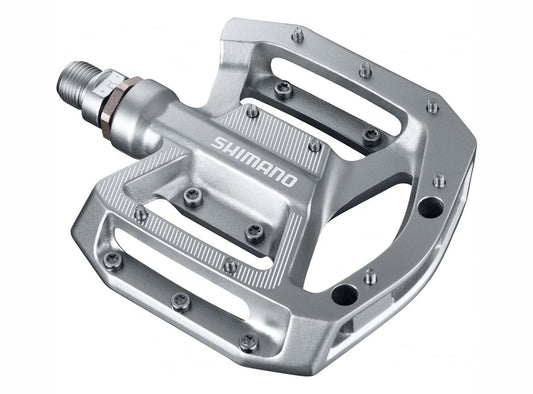 Shimano GR500 Flat Pedals - Silver Silver