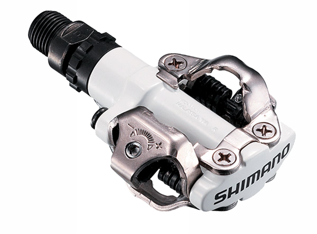 Shimano M520 SPD Pedals - White White