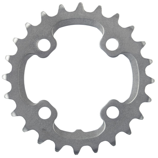 Shimano XT FCM785 10 Spd Double Chainring - Silver Silver 24t - AM Type - For 38.24t - 64mm