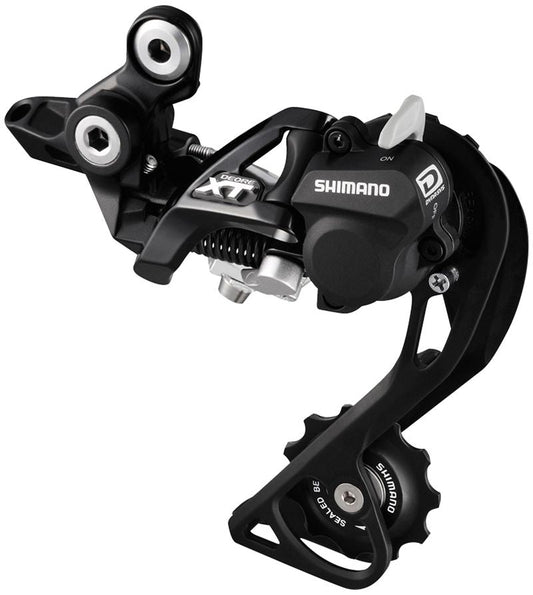 Shimano XT M786 Shadow+ 10 Spd MTB Rear Derailleur Black Long Cage