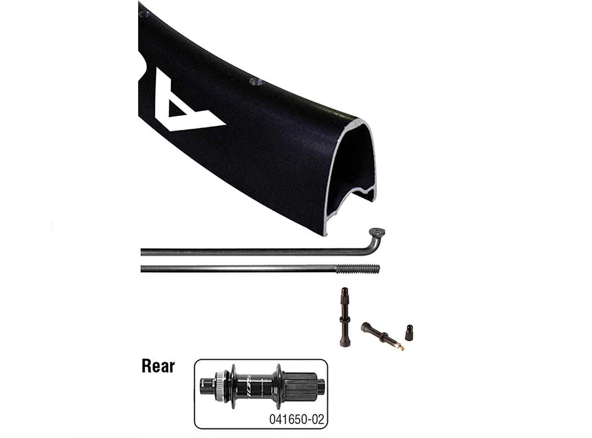 Shimano 105 R7070 on Alex GD30 700c Road Wheel - Rear Black 12x142mm - 32h - HG