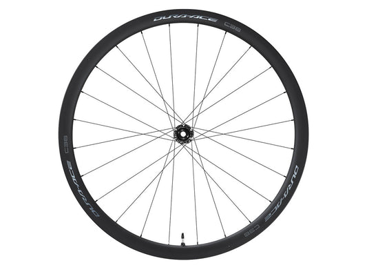 Shimano Dura-Ace R9270 C36 Tubeless Disc 700c Road Wheel - Front Black 12x100mm E-Thru - 24h