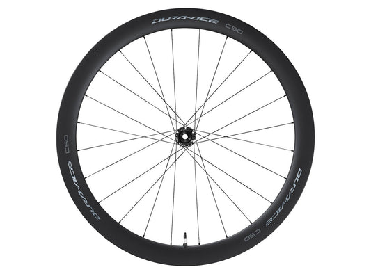 Shimano Dura-Ace R9270 C50 Tubeless Disc 700c Road Wheel - Front Black 12x100mm E-Thru - 24h