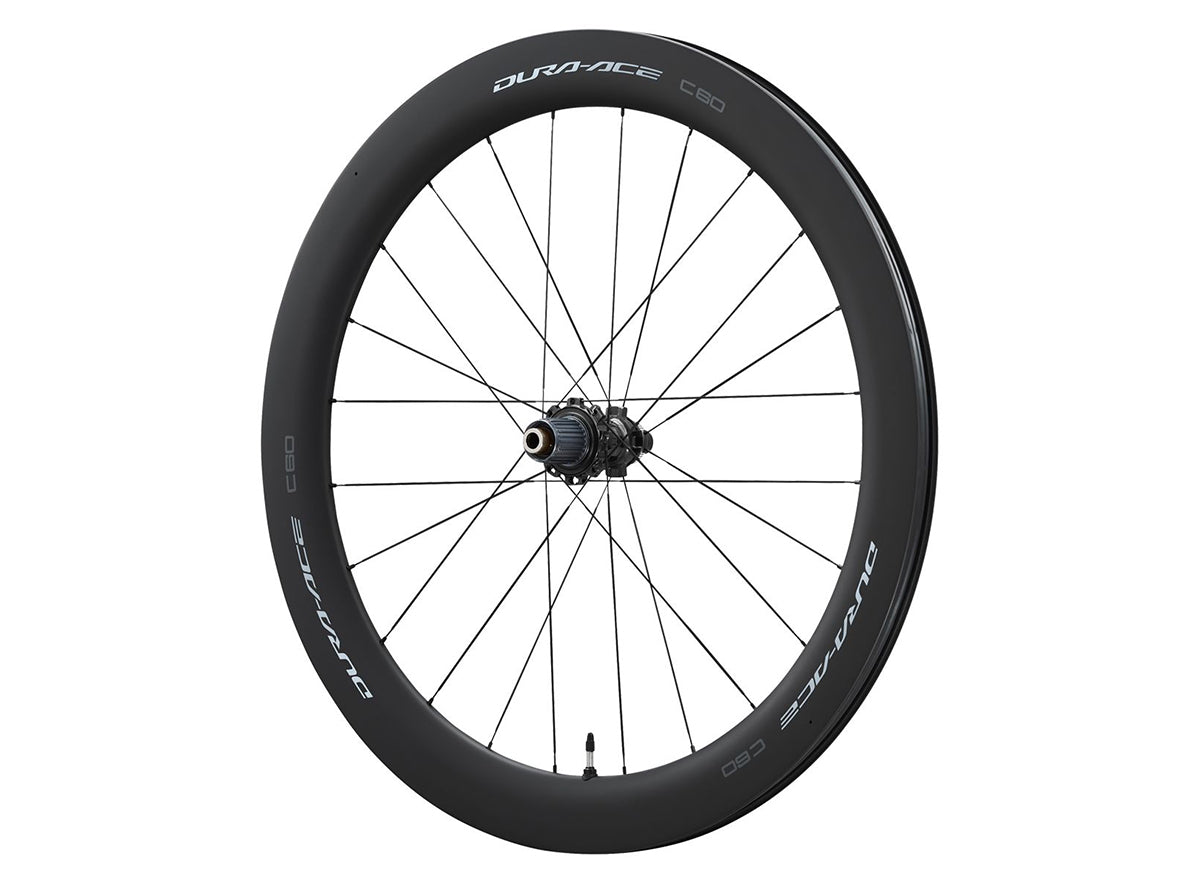 Shimano Dura-Ace R9270 C60 Tubeless Disc 700c Road Wheel - Rear Black 12x142mm Rear E-Thru - 24h - 12 Speed
