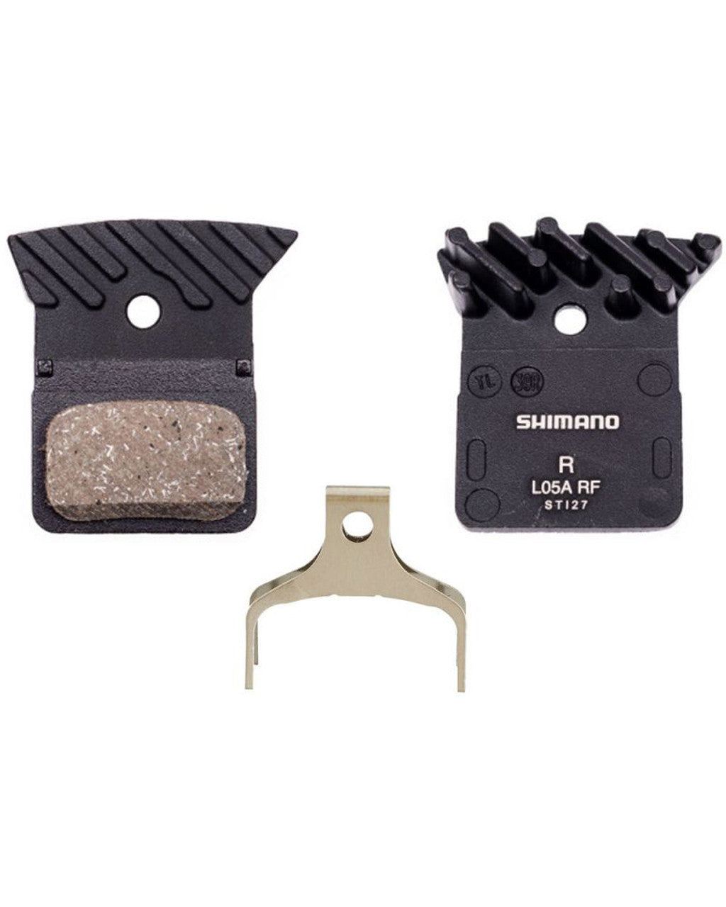 Shimano L05A-RF Resin Disc Brake Pad Pair - With Fin & Spring
