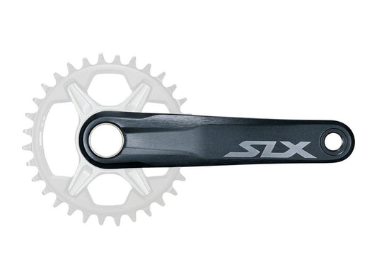 Shimano SLX M7130-1 12 Spd MTB Crankset - Ano Gray Ano Gray 165mm 56.5mm Chain Line - No Chainring