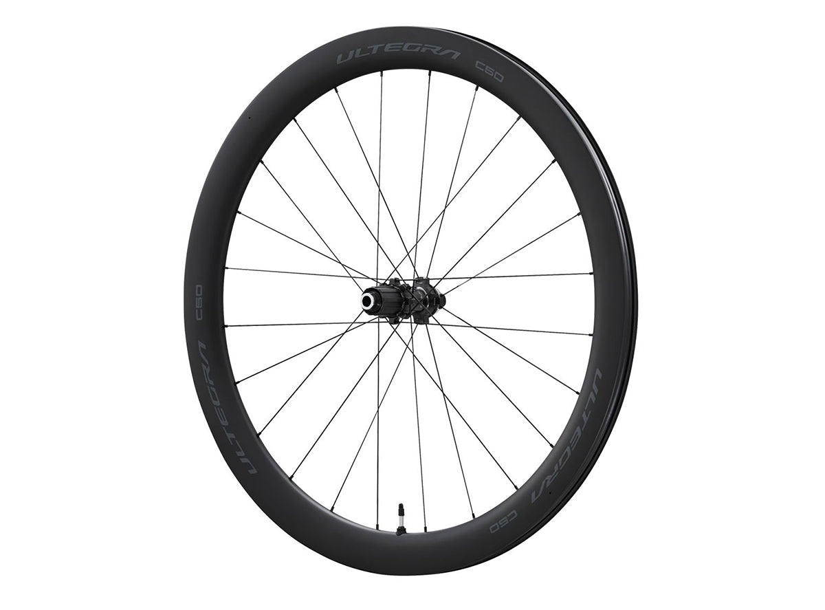 Shimano Ultegra R8170 C50 Tubeless Disc 700c Road Wheel - Rear Black 12x142mm Rear E-Thru - 24h - 11/12 Speed