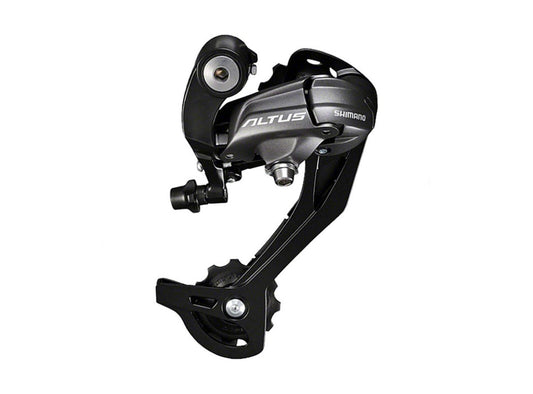 Shimano Altus M370 9 Spd MTB Rear Derailleur Black SGS - Long Cage