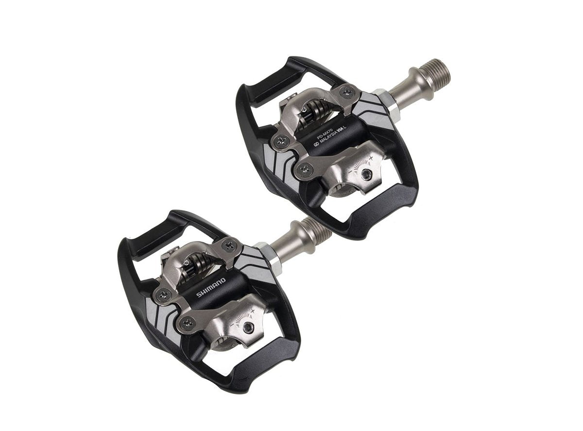 Shimano DXR MX70 BMX SPD Pedals - Black Black
