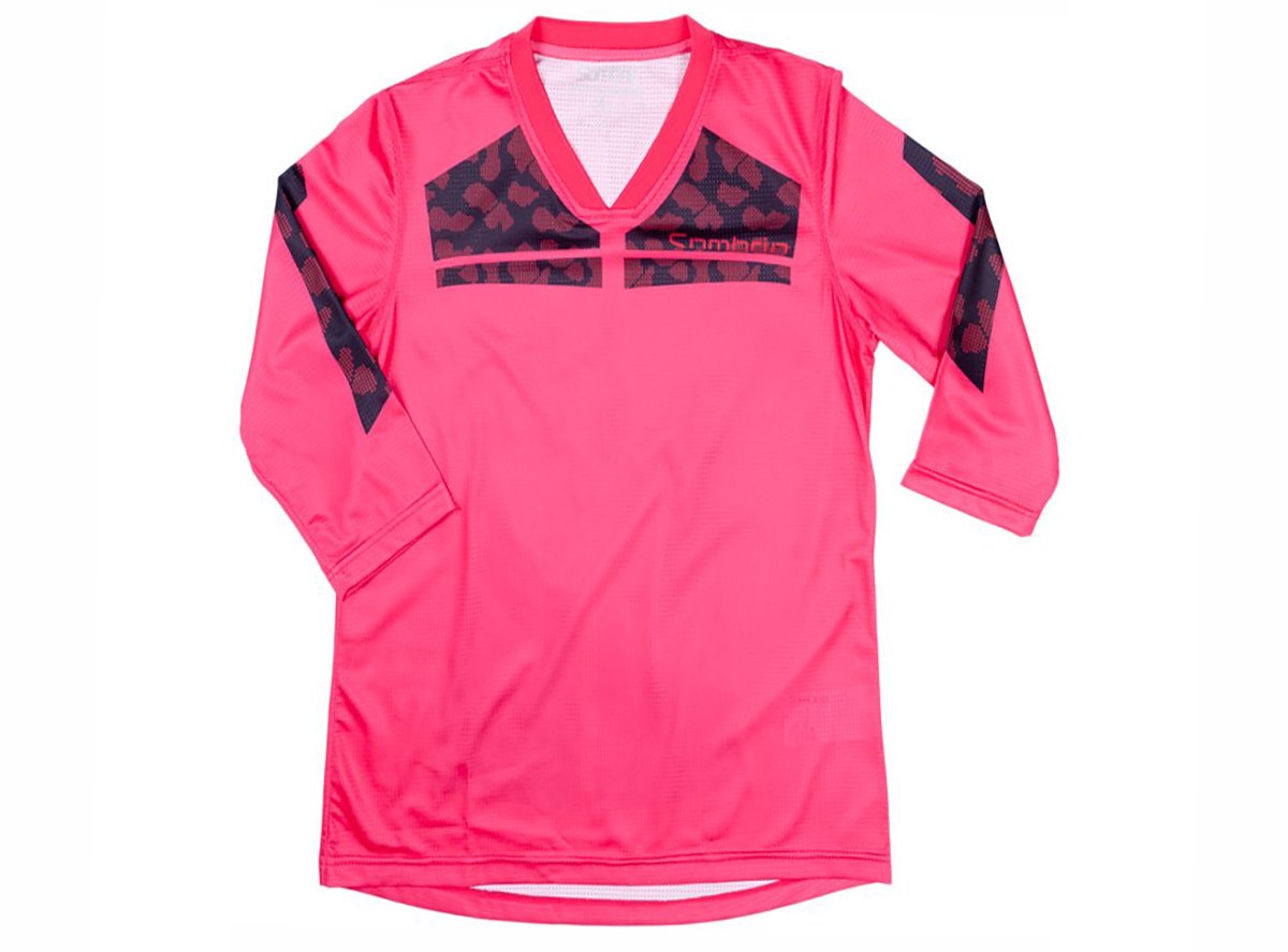 Sombrio Tyvekia MTB Jersey - Womens - Pink Pink - Black X-Small