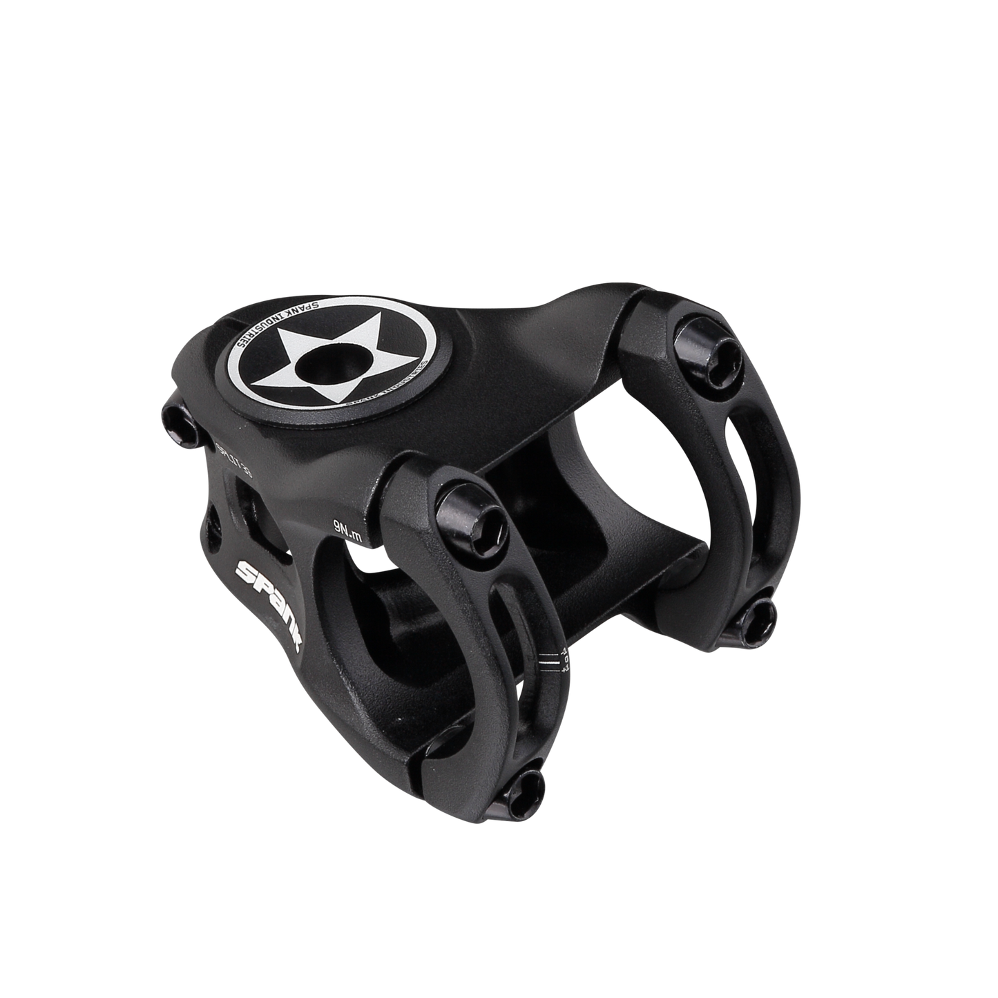 Spank Split 31.8 Enduro MTB Stem - Black Black 1.1/8" 33mm