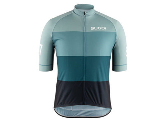 Sugoi Evolution Zap 2 Short Sleeve Jersey - Steel Blue Line Steel Blue Line Small