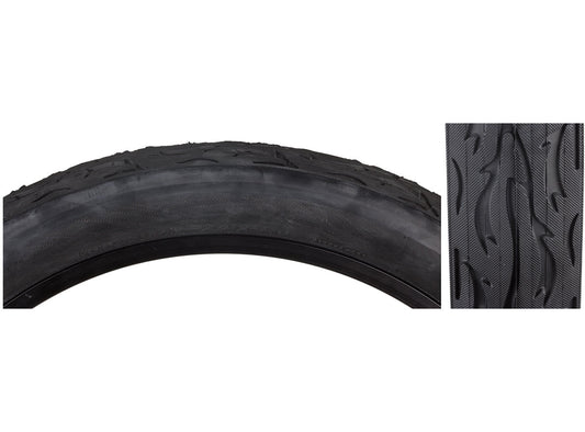 Sunlite Flame 24" Cruiser Tire Black 3.0"