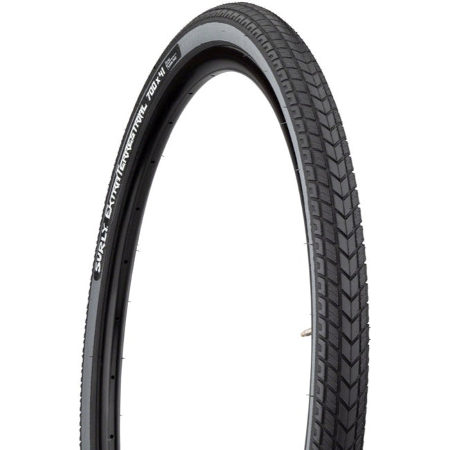 Surly ExtraTerrestrial 700c Folding Road Tire - Black-Slate Black - Slate 41c