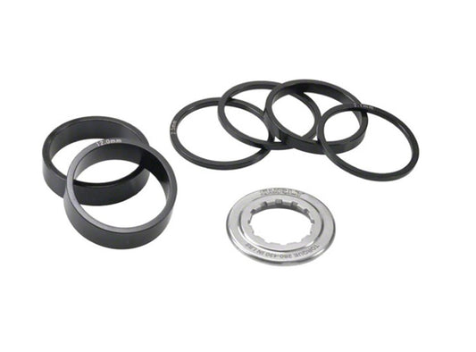 Surly Single Spd Spacer Kit Black - Silver Spacers and Lockring