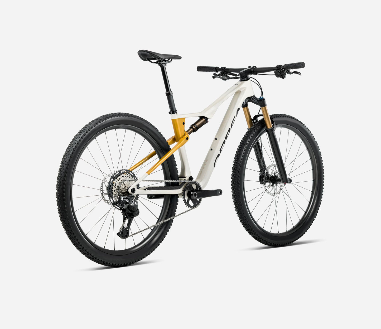 Orbea Oiz M10 AXS 29 - Ivory White-Bumblebee Yellow - 2026