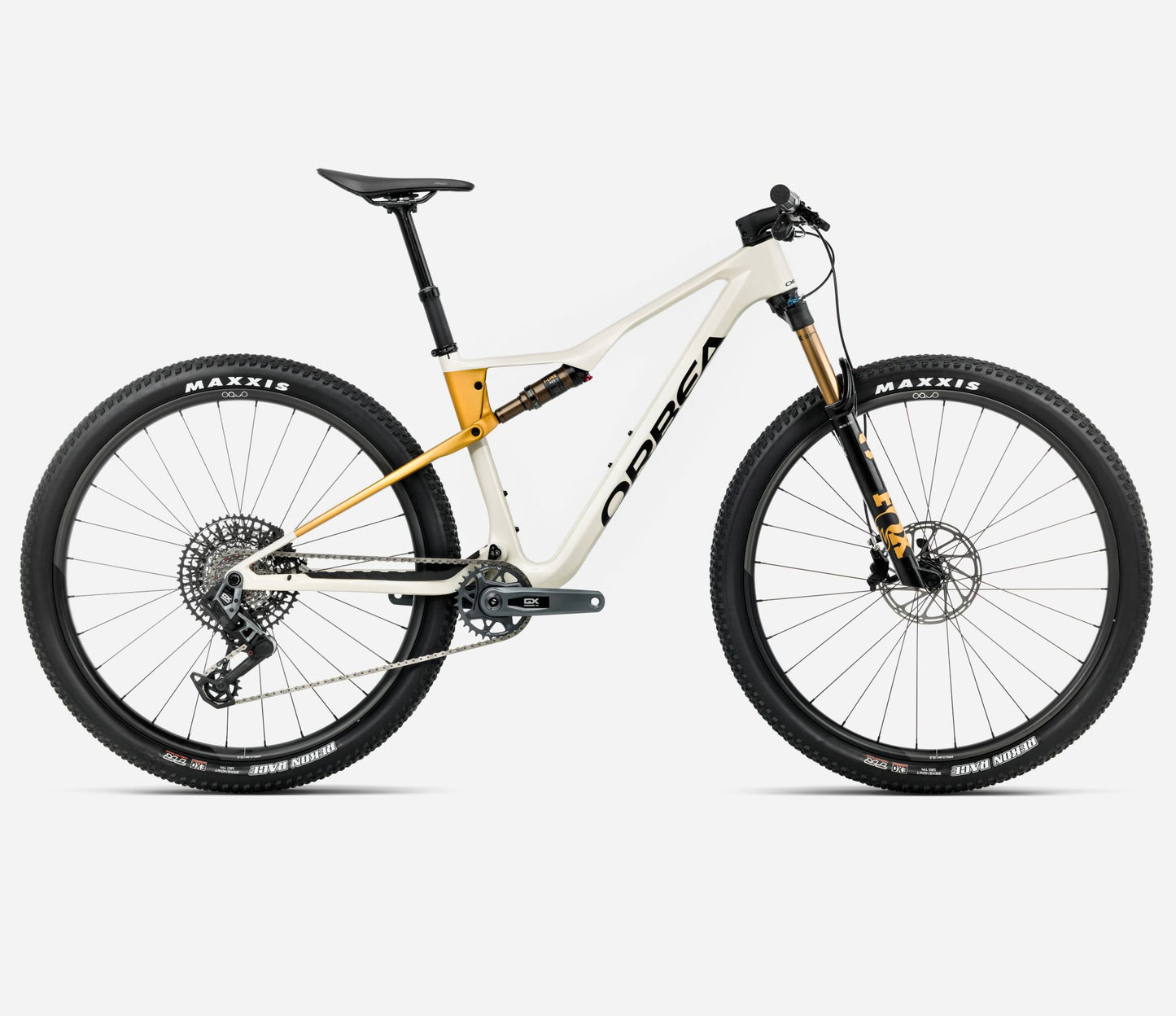 Orbea Oiz M10 AXS 29 - Ivory White-Bumblebee Yellow - 2026
