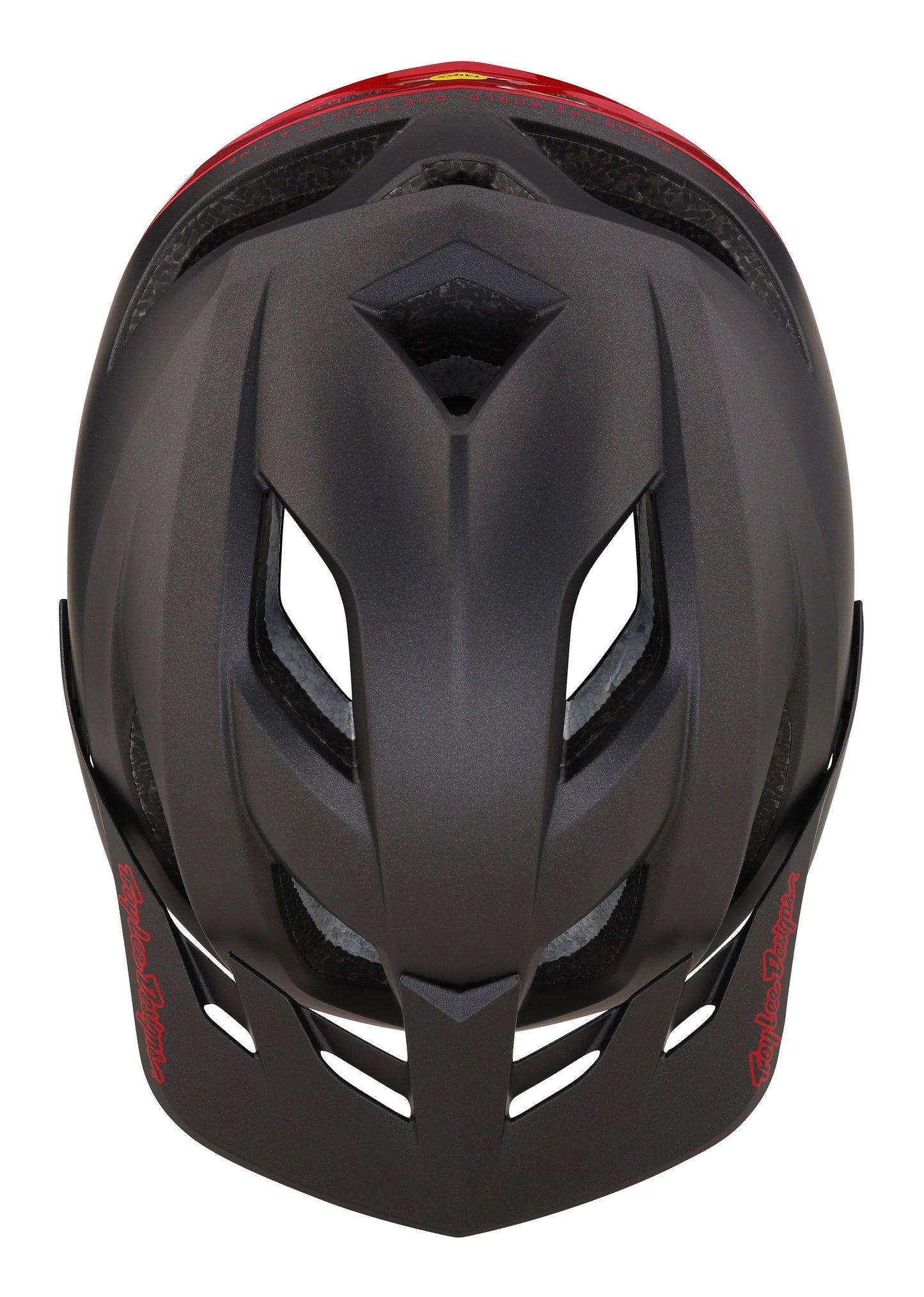 Troy Lee Designs Flowline SE MTB Helmet with MIPS - Radian - Charcoal-Red