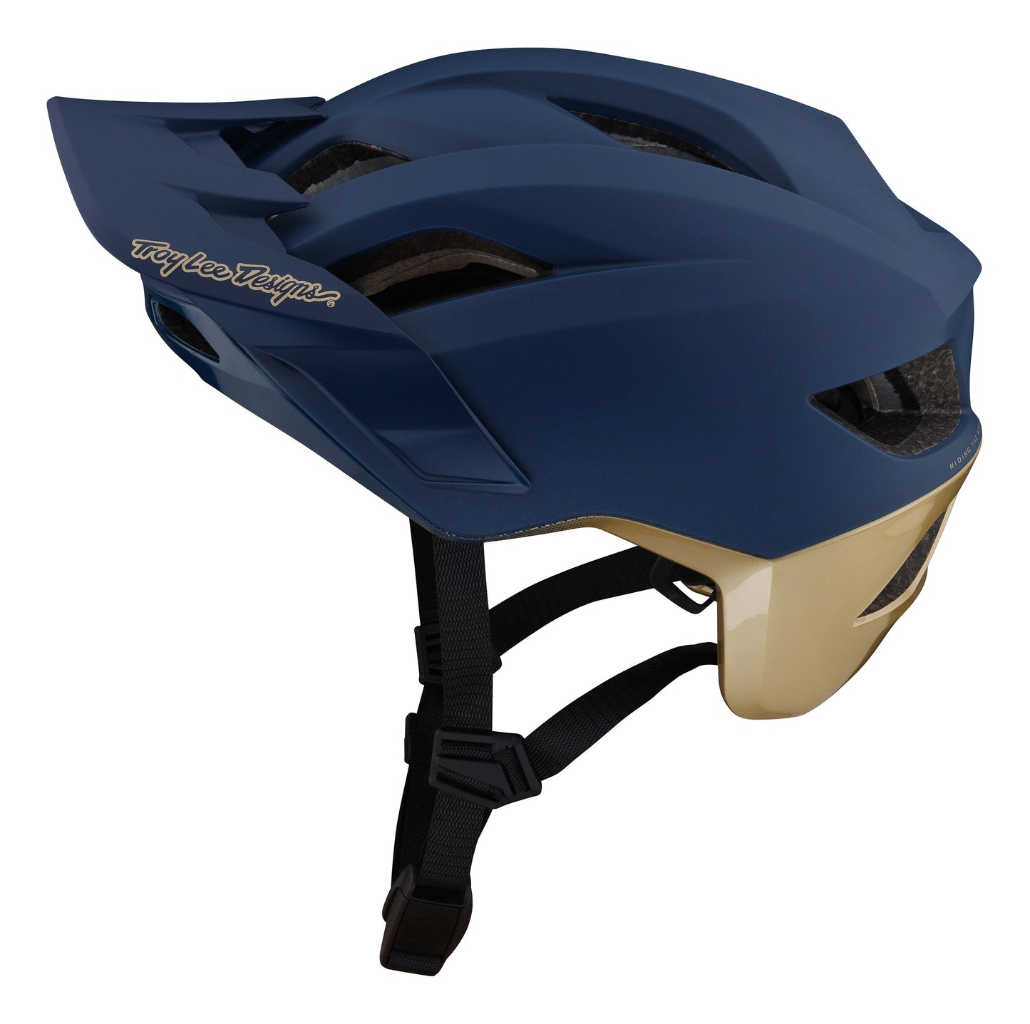 Troy Lee Designs Flowline SE MTB Helmet with MIPS - Radian - Navy-Titanium - 2023