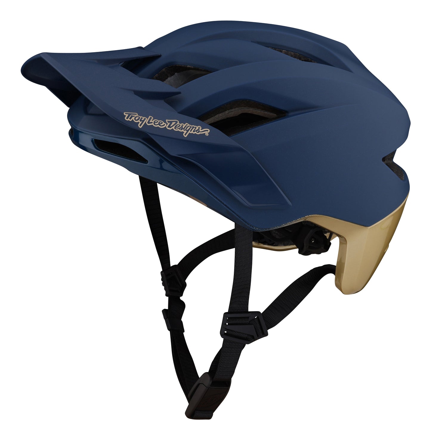 Troy Lee Designs Flowline SE MTB Helmet with MIPS - Radian - Navy-Titanium - 2023