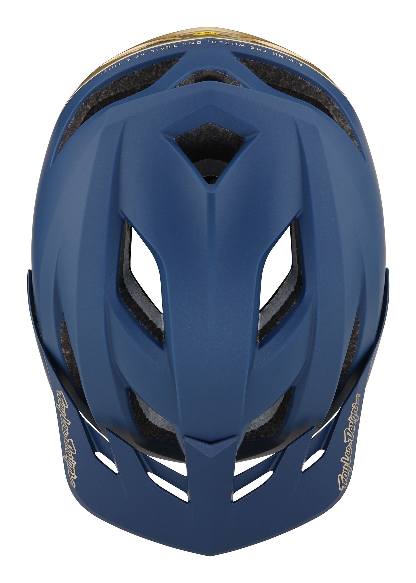 Troy Lee Designs Flowline SE MTB Helmet with MIPS - Radian - Navy-Titanium - 2023