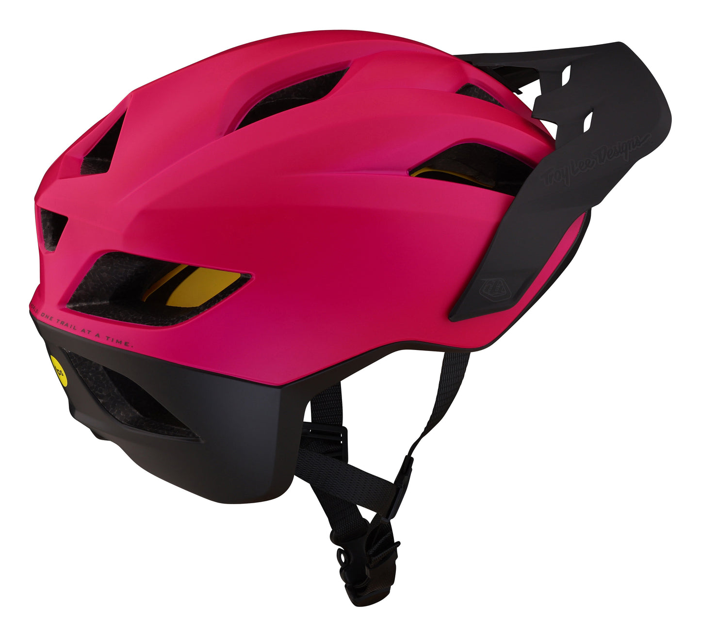Troy Lee Designs Flowline MTB Helmet with MIPS - Orbit - Magenta-Black