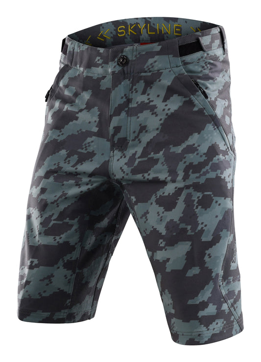 Troy Lee Designs Skyline MTB Short - Shell - Digi Camo - Spruce
