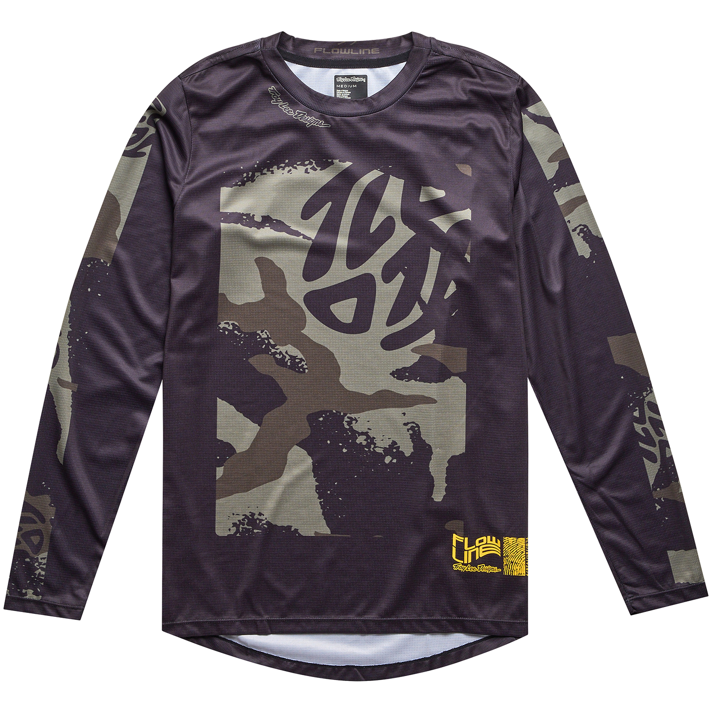 Troy Lee Designs Flowline Long Sleeve MTB Jersey - Confined - Black