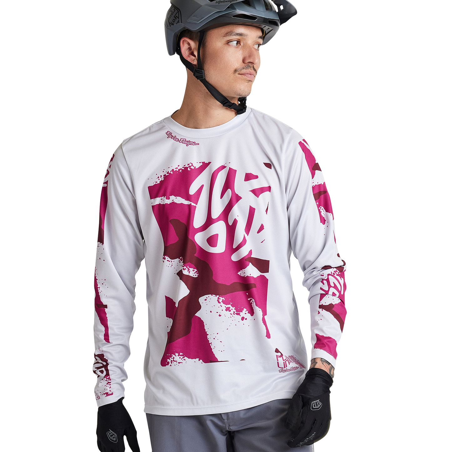 Troy Lee Designs Flowline Long Sleeve MTB Jersey - Confined - Mist