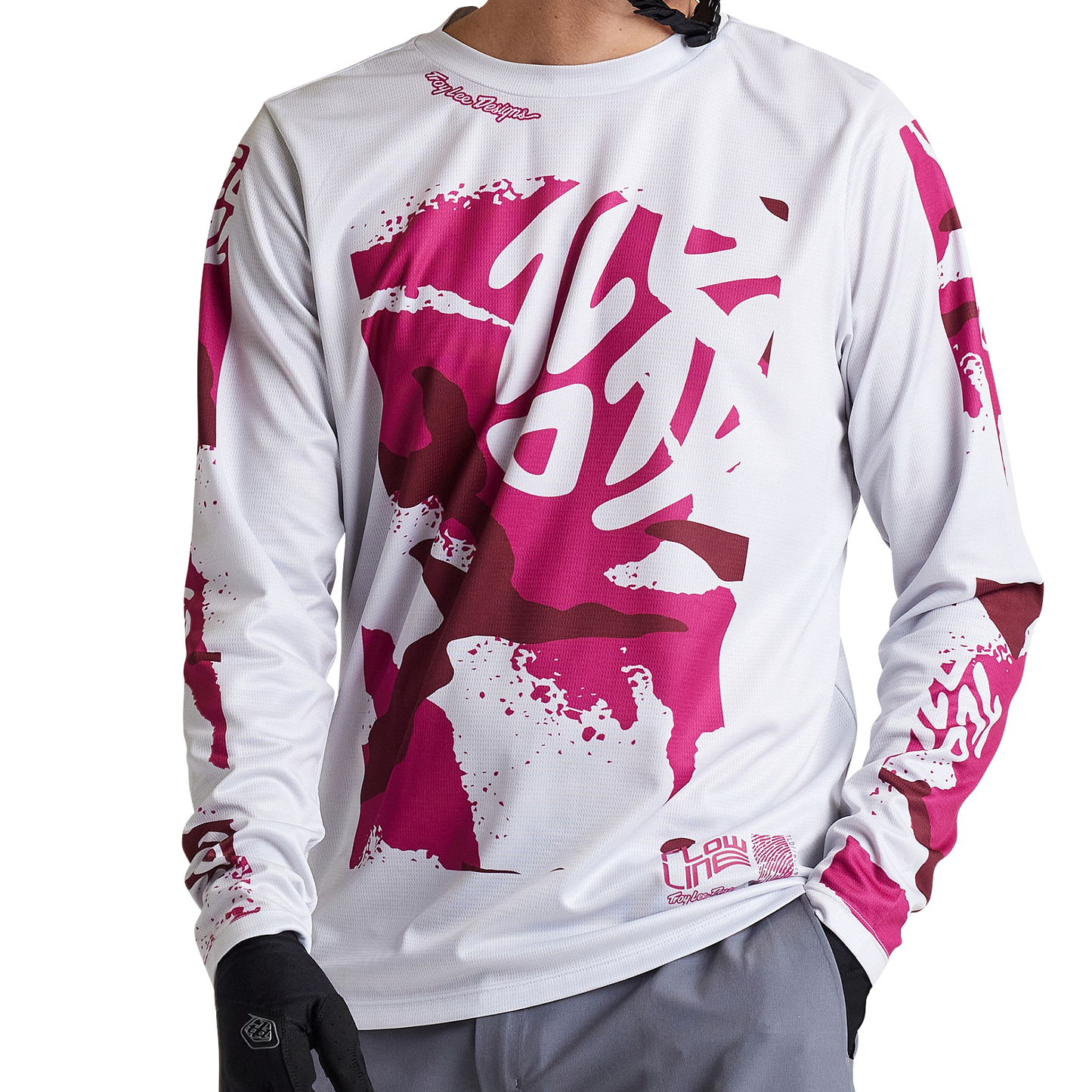 Troy Lee Designs Flowline Long Sleeve MTB Jersey - Confined - Mist