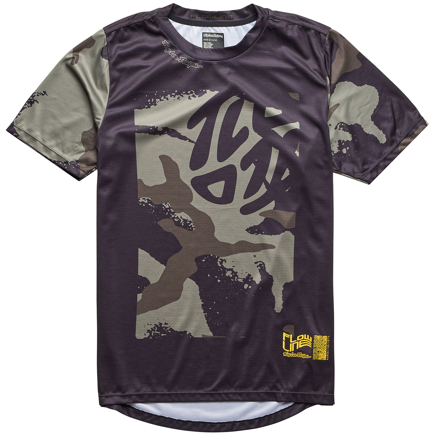 Troy Lee Designs Flowline Short Sleeve MTB Jersey - Confined - Black