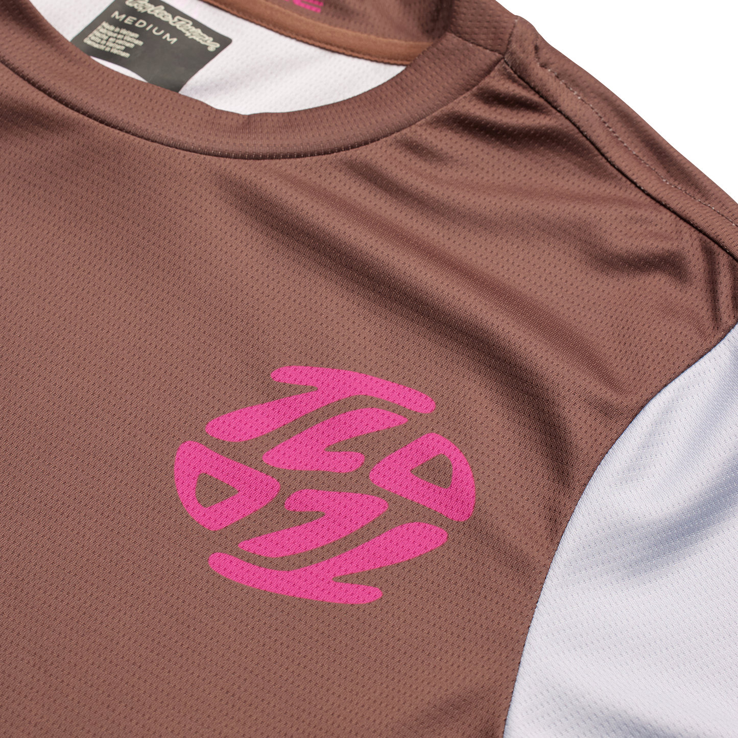 Troy Lee Designs Flowline Short Sleeve MTB Jersey - Flipped - Chocolate