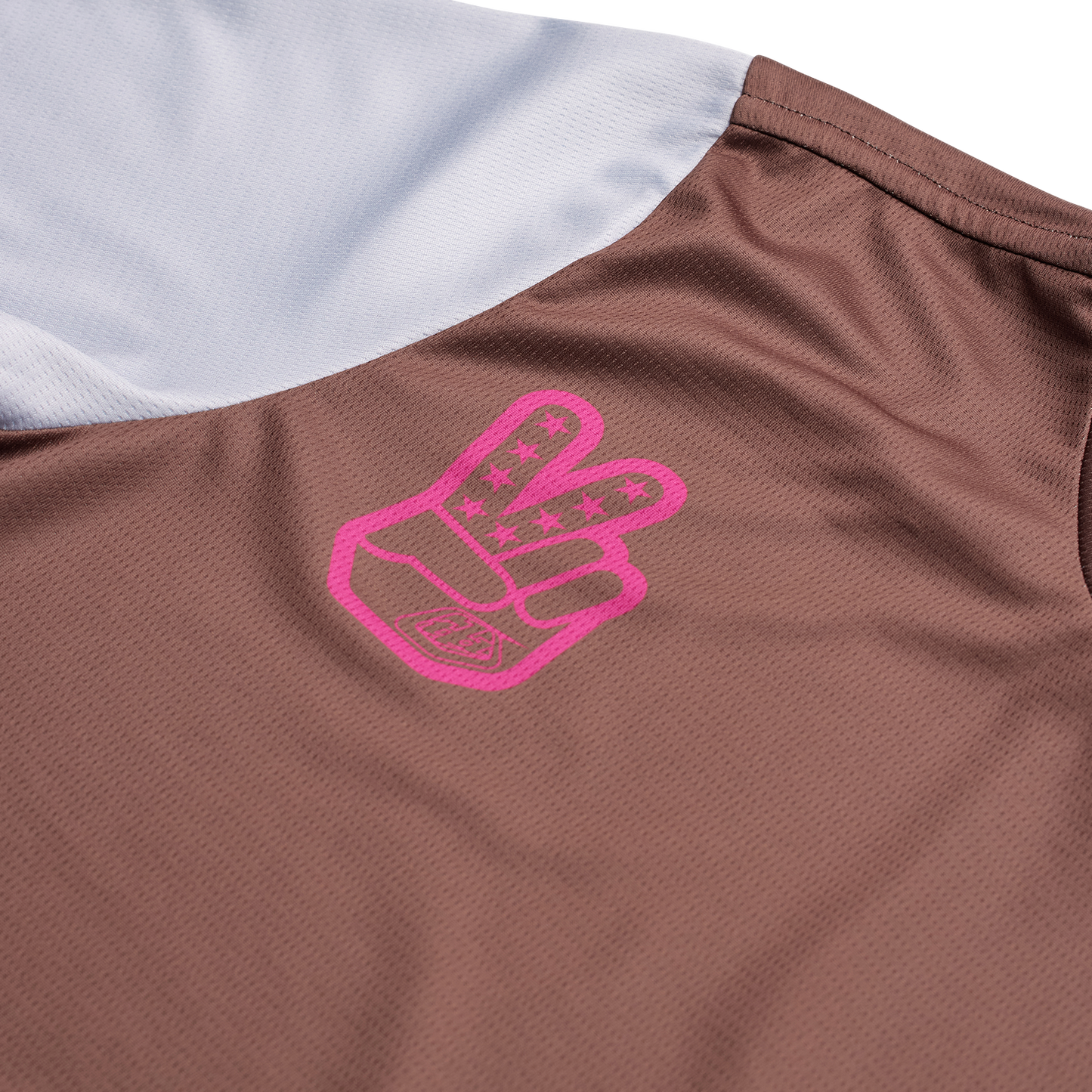 Troy Lee Designs Flowline Short Sleeve MTB Jersey - Flipped - Chocolate
