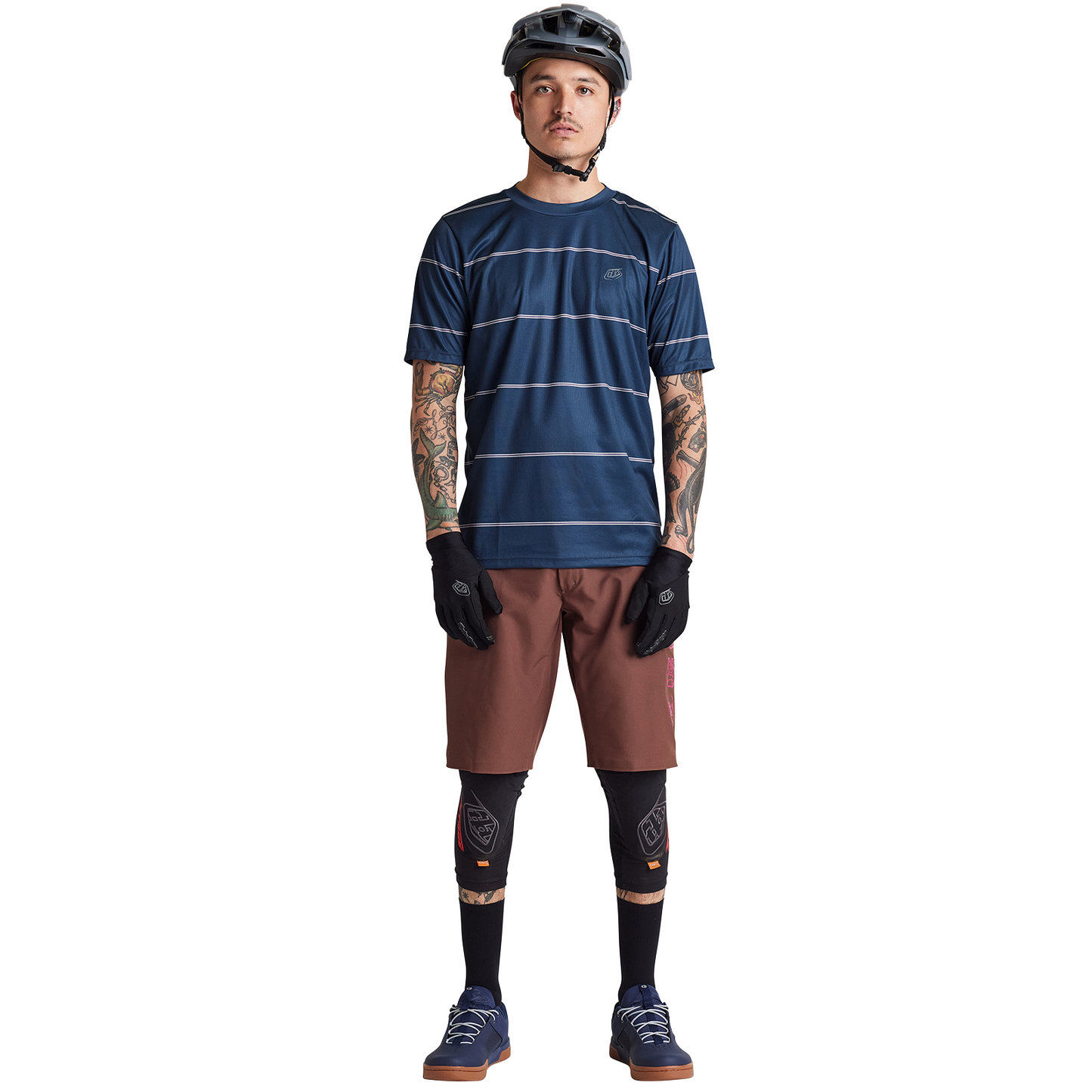 Troy Lee Designs Flowline Short Sleeve MTB Jersey - Revert - Midnight