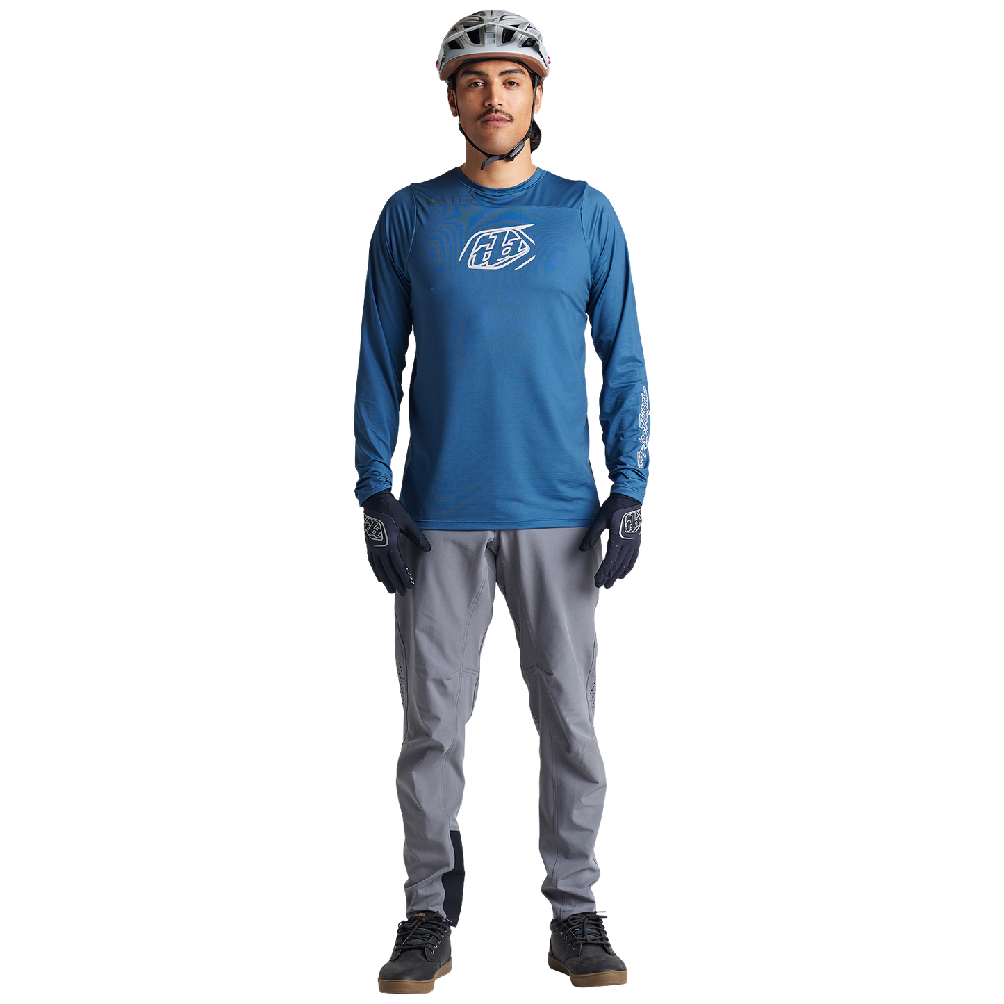 Troy Lee Designs Skyline Long Sleeve MTB Jersey - Iconic - Indigo