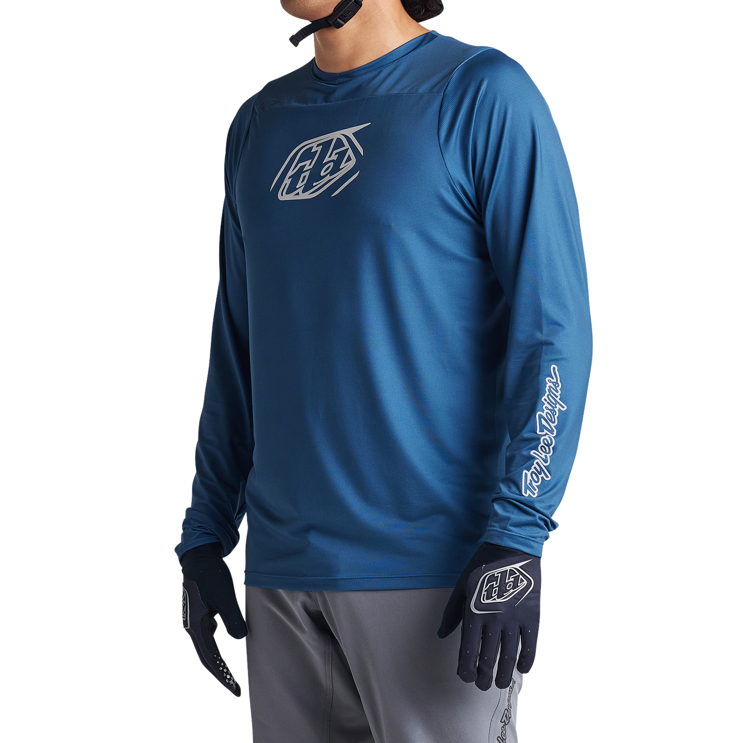 Troy Lee Designs Skyline Long Sleeve MTB Jersey - Iconic - Indigo
