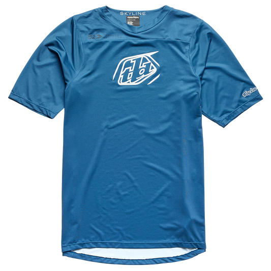 Troy Lee Designs Skyline Short Sleeve MTB Jersey - Iconic - Indigo
