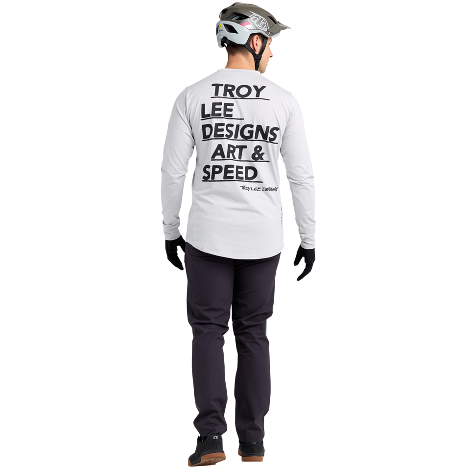 Troy Lee Designs Ruckus Long Sleeve Ride Tee - Art and Speed - Mist